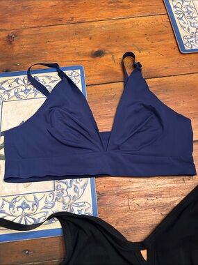 Everlane Navy Blue Bralette